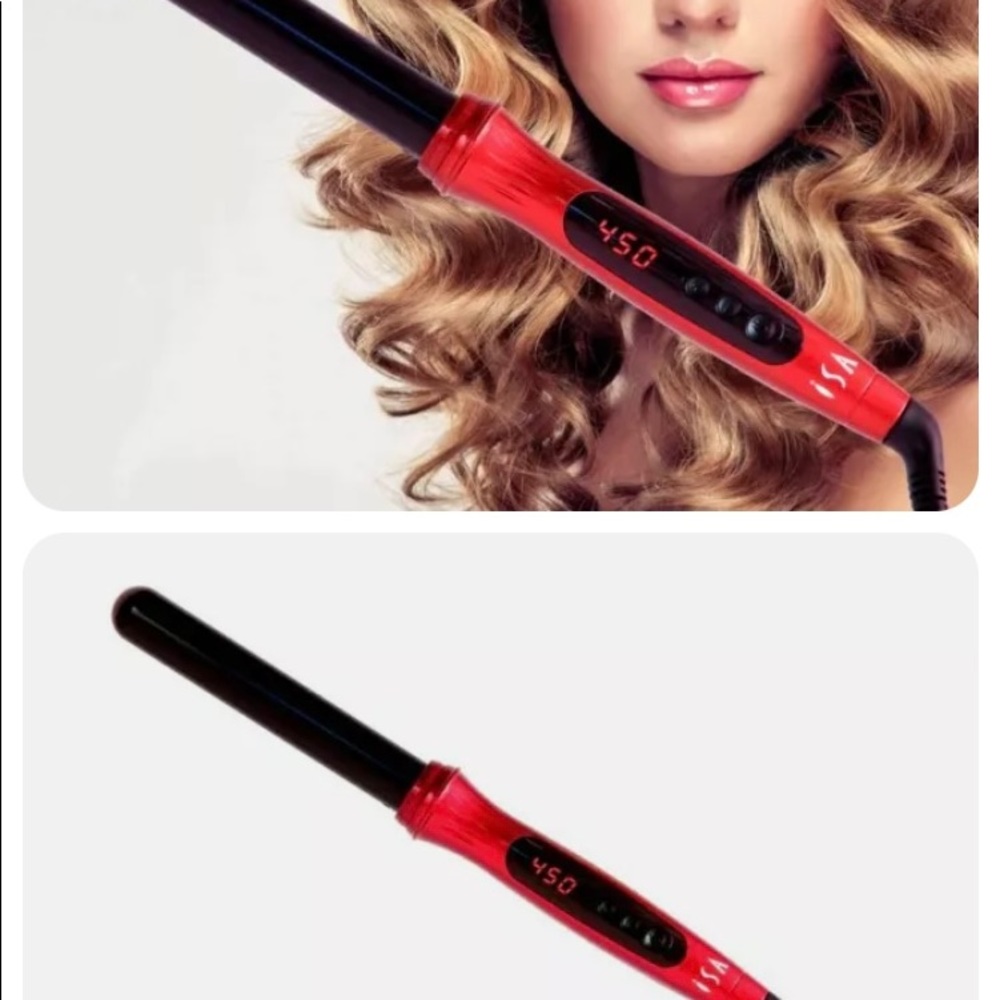 - ISA Professional Digital Titanium Hair Curler